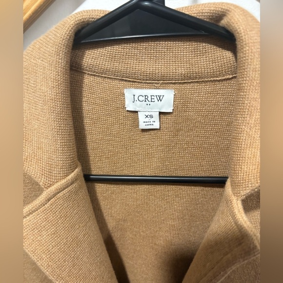J. Crew Women's Camel Sweater Blazer - Picture 5 of 5